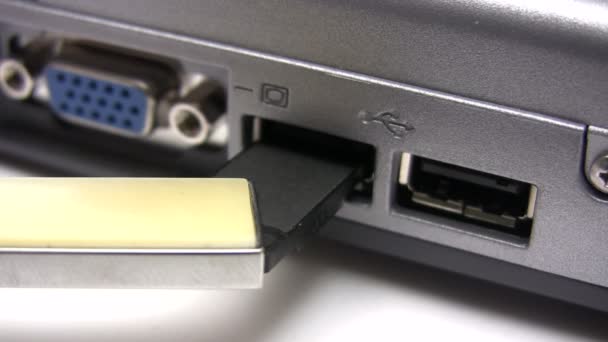 USB depolama — Stok video