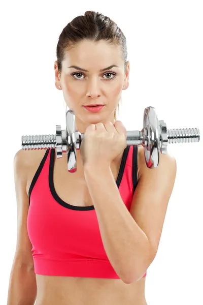 Lifting weights Stock Picture