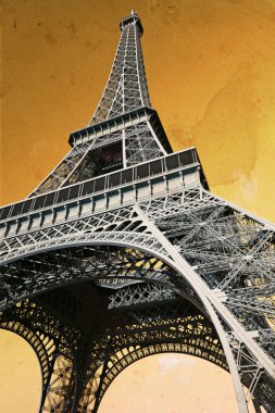 Vintage Eiffel Tower clipart
