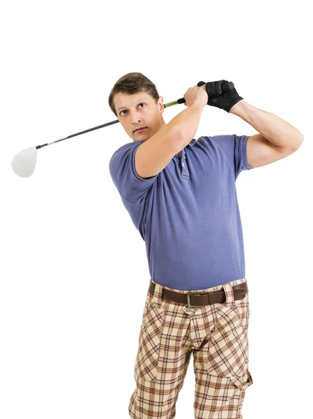 Spela golf — Stockfoto