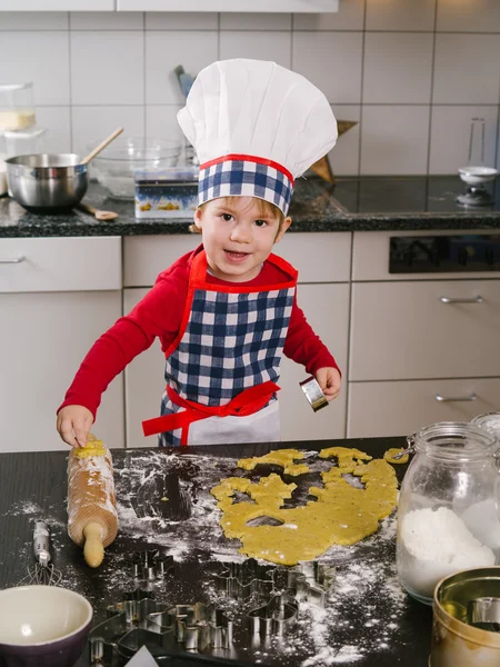 Fazer biscoitos — Fotografia de Stock