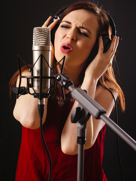 Recording vocals in the studio
