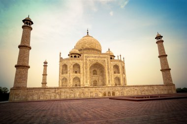 Taj Mahal Agra Hindistan 'da.