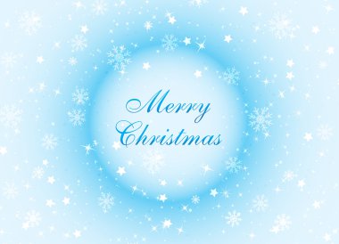 Kar taneleriyle soyut noel arkaplanı