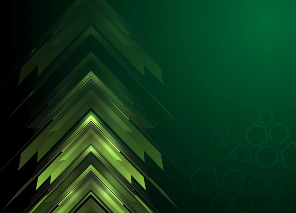 Fondo verde abstracto — Vector de stock