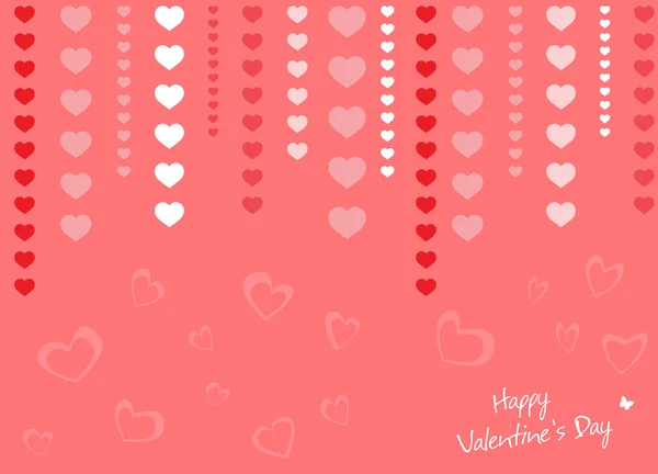 Tarjeta de regalo. Feliz día de San Valentín — Vector de stock