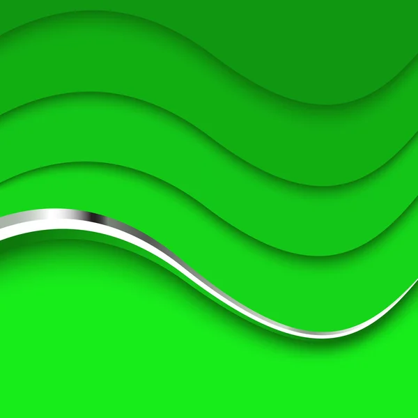 Fond vert abstrait. Vecteur — Image vectorielle