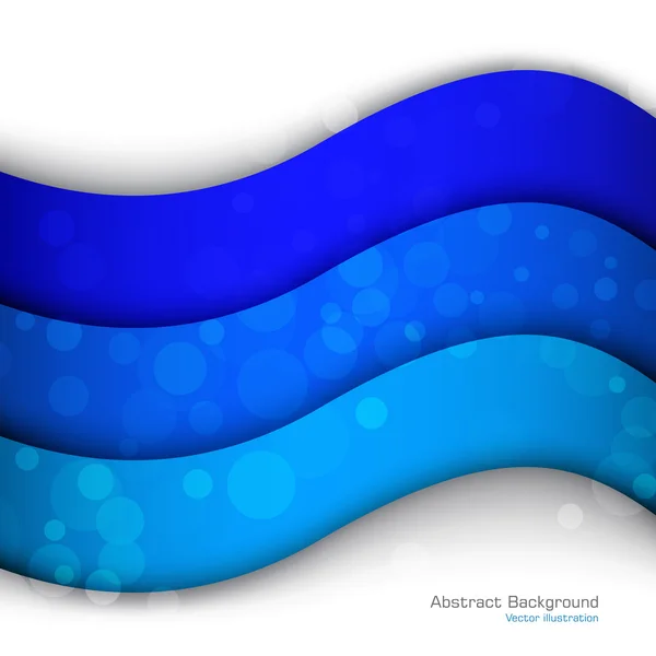 Fond bleu abstrait. Vecteur — Image vectorielle