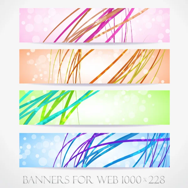 Banners for web. (Vector collection15) — Stock Vector