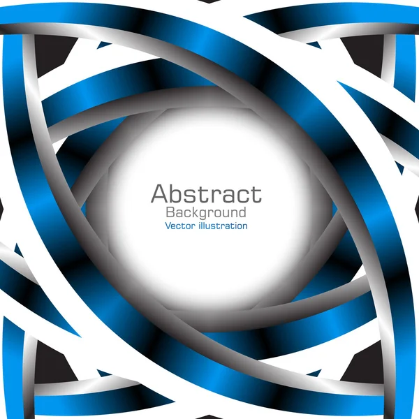 Fondo azul abstracto. Ilustración vectorial — Vector de stock