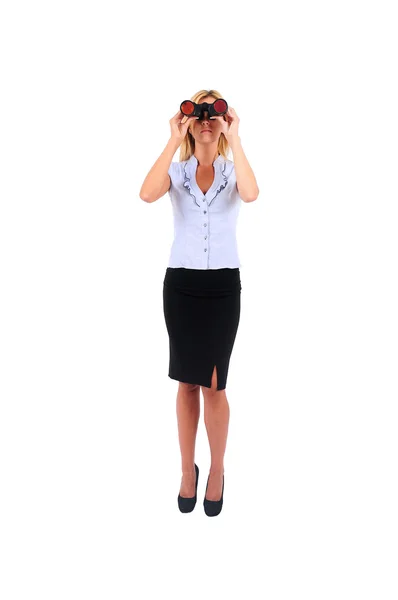 Isolated Business Woman — Stock Photo, Image