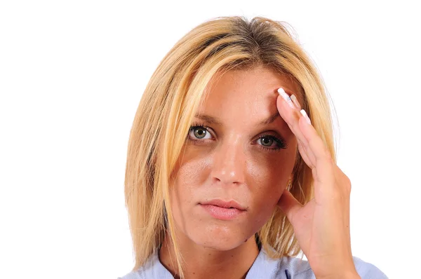 Isolated Business Woman — Stock Photo, Image