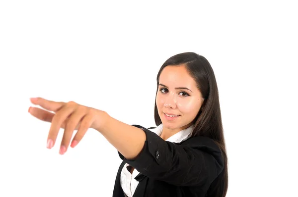 Mulher de negócios isolada — Fotografia de Stock