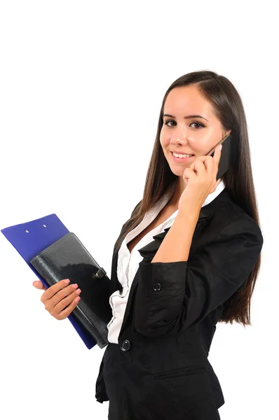 Mujer de negocios aislada — Foto de Stock