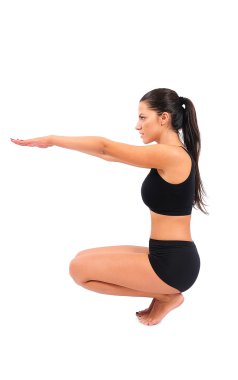 izole fitness kadın