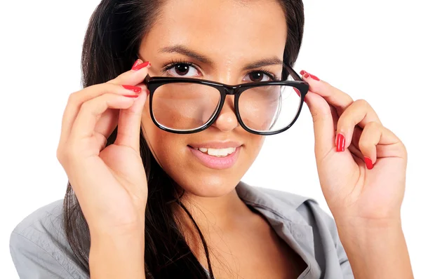 Mujer de negocios aislada — Foto de Stock