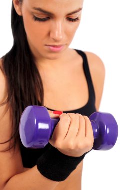 izole fitness kadın