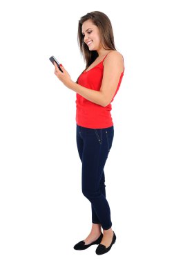 izole casual kız