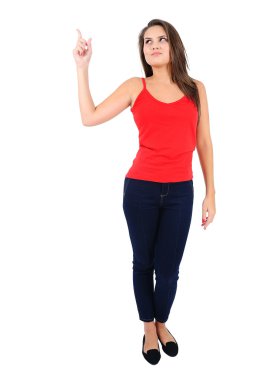 izole casual kız