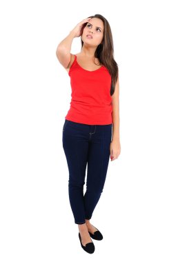 izole casual kız