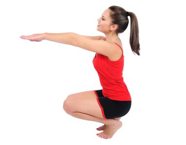 izole fitness kadın