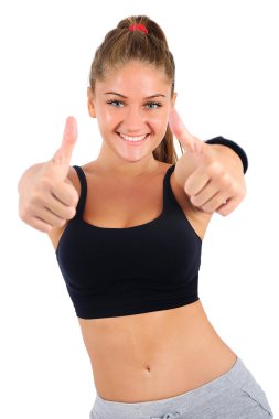izole fitness kadın