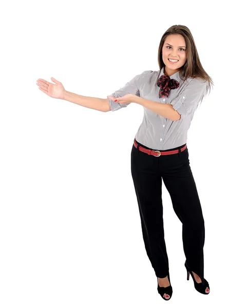 Mujer de negocios aislada — Foto de Stock