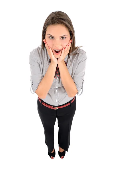 Mujer de negocios aislada — Foto de Stock