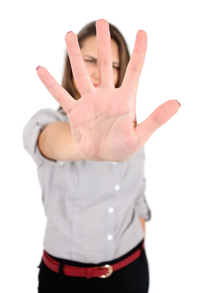 Mulher de negócios isolada — Fotografia de Stock