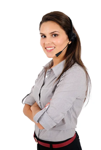 Mujer de negocios aislada — Foto de Stock