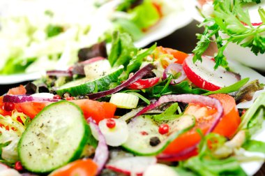Salad closeup clipart