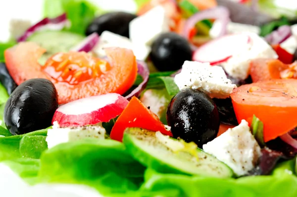 Placa con ensalada — Foto de Stock