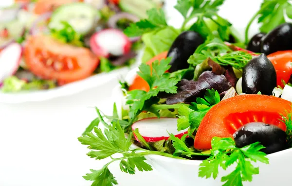 Kom met salade — Stockfoto