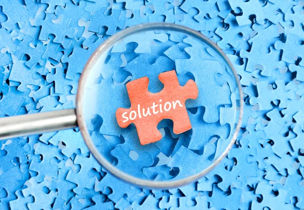 Solution word — Stock Photo, Image