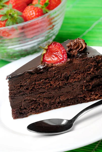 Торт с шоколадом — стоковое фото