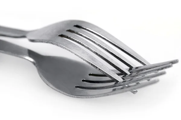 Isolated two forks — Stock Photo, Image