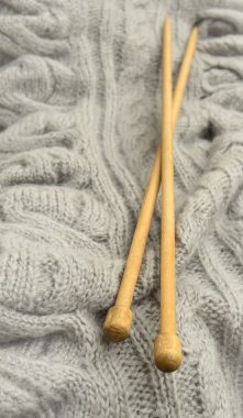 örgü ve iğneleri örme öğeler