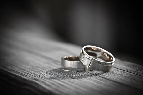 Wedding rings — Stock Photo, Image