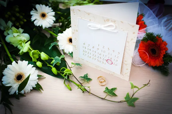 düğün planlama gün - bir düğün tarihi daire içine alınmış bir takvimde
