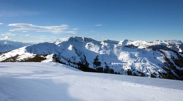 Schmitt zimowych stoki Zell am Zobacz resort — Zdjęcie stockowe