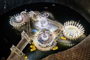 turda yeraltı Gölü tuz madeni