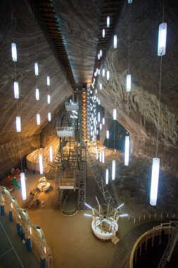 Yeraltı odası turda içine tuz madeni