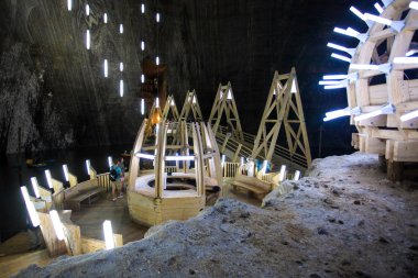 ahşap yapılarda turda salt mine yeraltı