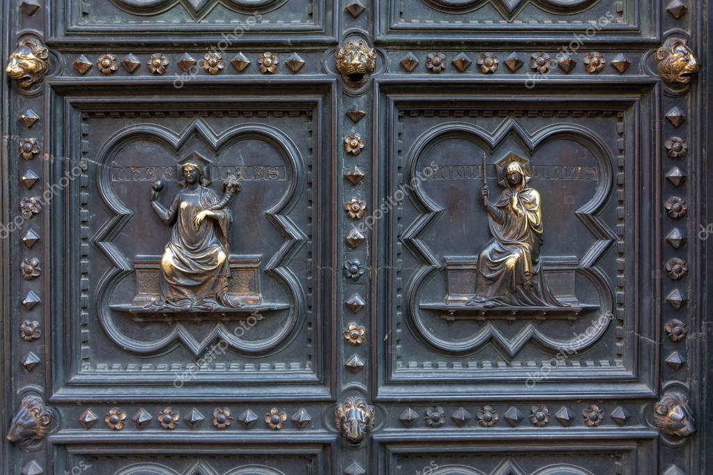 Detail Of Baptistery Bronze Door Florence Stock Photo C Pixachi