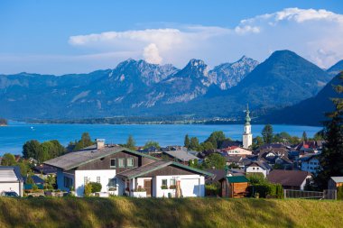St. gilgen ve wolfgang Gölü sparber ve bleckwand en yüksek ile görmek