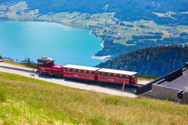 schafberg zirveye mi dizel tren demiryolu vagonu 