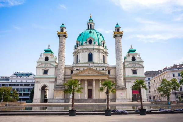 Kostel St. charles ve Vídni — Stock fotografie