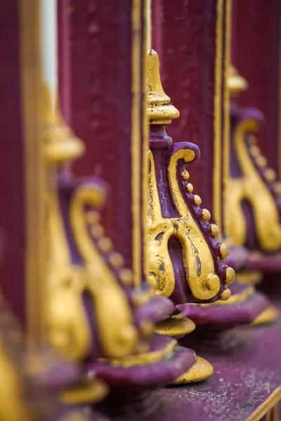 Heldenplaz fence metallic decorated fence — Stock Photo, Image