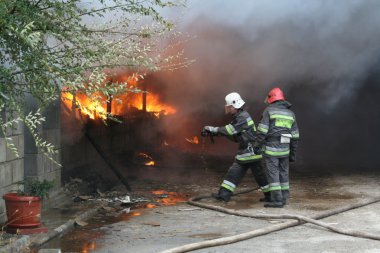 İtfaiye departmanı içinde hareket