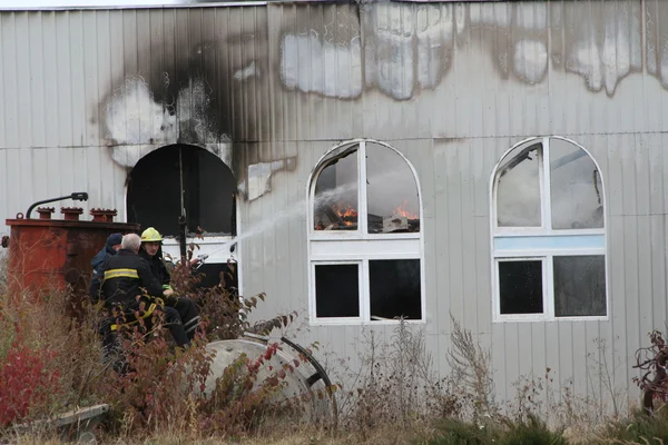 Brandkåren i aktion — Stockfoto